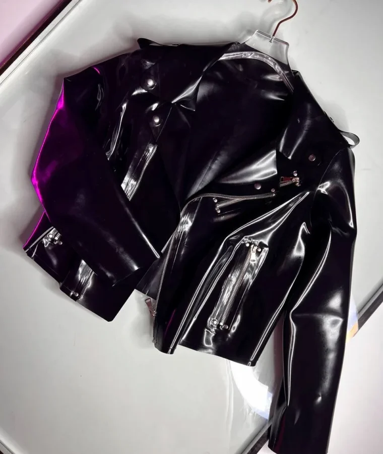 Латексная куртка Leather Jacket